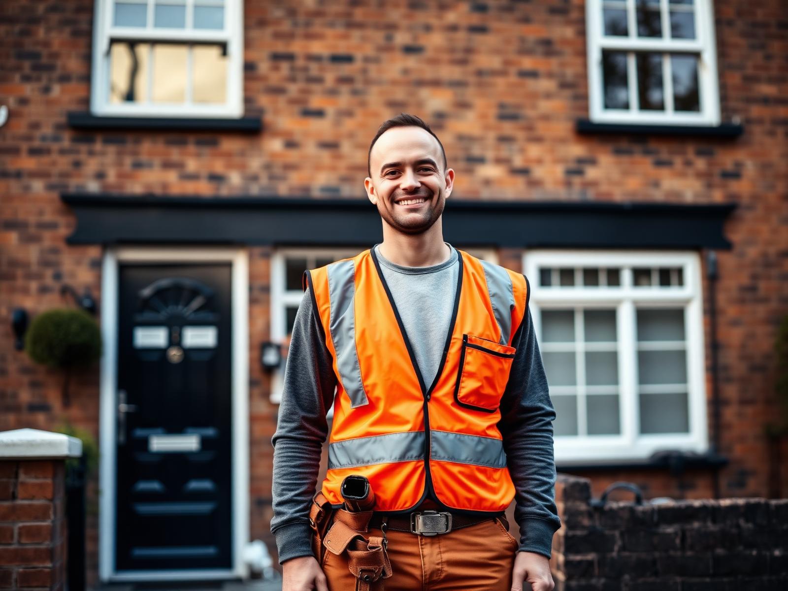Trusted Buildigo tradesperson outside a South East London home